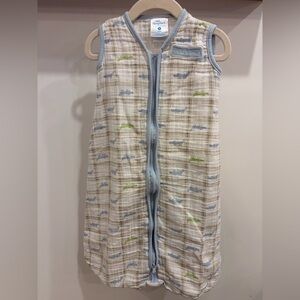 Halo Kids Sleep Sack - Blue and Green Plaid